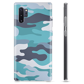 Samsung Galaxy Note10+ TPU Cover - Blå Camouflage