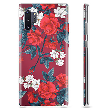 Samsung Galaxy Note10+ TPU Cover - Vintage Blomster