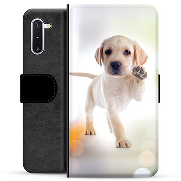 Samsung Galaxy Note10 Premium Flip Cover med Pung - Hund