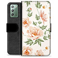 Samsung Galaxy Note20 Premium Flip Cover med Pung - Floral