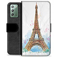 Samsung Galaxy Note20 Premium Flip Cover med Pung - Paris