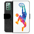 Samsung Galaxy Note20 Premium Flip Cover med Pung - Slam Dunk