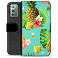 Samsung Galaxy Note20 Premium Flip Cover med Pung - Sommer