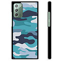 Samsung Galaxy Note20 Beskyttende Cover - Blå Camouflage