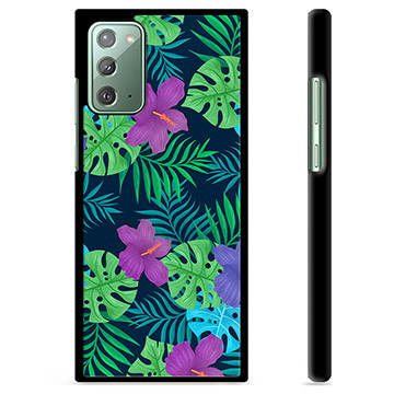 Samsung Galaxy Note20 Beskyttende Cover - Tropiske Blomster