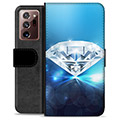 Samsung Galaxy Note20 Ultra Premium Flip Cover med Pung - Diamant