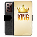 Samsung Galaxy Note20 Ultra Premium Flip Cover med Pung - Konge