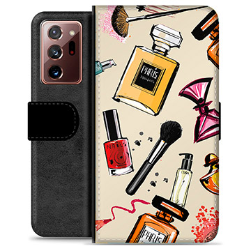 Samsung Galaxy Note20 Ultra Premium Flip Cover med Pung - Makeup