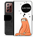 Samsung Galaxy Note20 Ultra Premium Flip Cover med Pung - Slow Down
