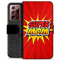 Samsung Galaxy Note20 Ultra Premium Flip Cover med Pung - Super Mor