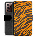 Samsung Galaxy Note20 Ultra Premium Flip Cover med Pung - Tiger