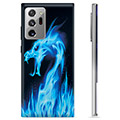 Samsung Galaxy Note20 Ultra TPU Cover - Blå Ild Drage