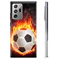Samsung Galaxy Note20 Ultra TPU Cover - Fodbold Flamme
