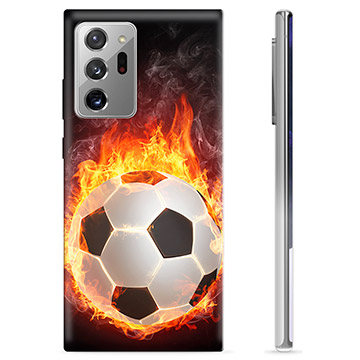 Samsung Galaxy Note20 Ultra TPU Cover - Fodbold Flamme