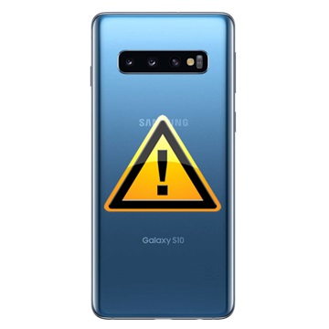 Samsung Galaxy S10 Bag Cover Reparation - Prisme Blå