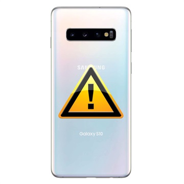 Samsung Galaxy S10 Bag Cover Reparation - Prisme Hvid