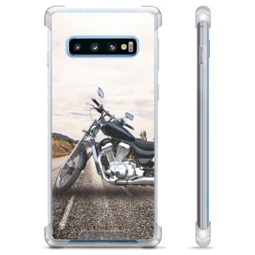 Samsung Galaxy S10 Hybrid Cover - Motorcykel