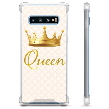 Samsung Galaxy S10 Hybrid Cover - Dronning