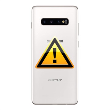 Samsung Galaxy S10+ Bag Cover Reparation - Keramisk Hvid