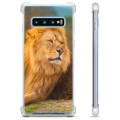 Samsung Galaxy S10 Hybrid Cover - Løve