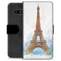 Samsung Galaxy S10 Premium Flip Cover med Pung - Paris