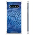 Samsung Galaxy S10+ Hybrid Cover - Læder