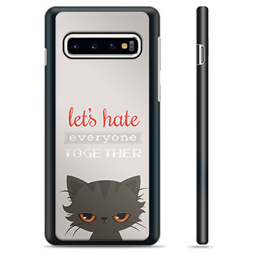 Samsung Galaxy S10+ Beskyttende Cover - Vred Kat