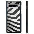 Samsung Galaxy S10 Beskyttende Cover - Zebra