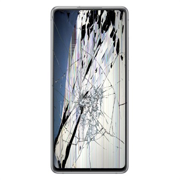 Samsung Galaxy S20 FE Skærm Reparation - LCD/Touchskærm - Cloud White