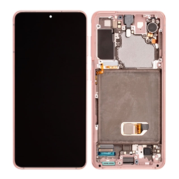Samsung Galaxy S21 5G Skærm & For Cover GH82-24544D - Pink