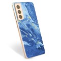 Samsung Galaxy S21+ 5G TPU Cover - Farverig Marmor