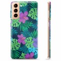 Samsung Galaxy S21+ 5G TPU Cover - Tropiske Blomster