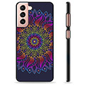 Samsung Galaxy S21 5G Beskyttende Cover - Farverig Mandala