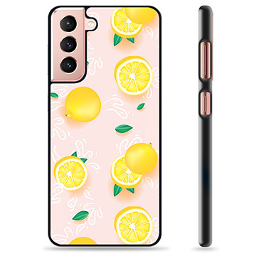 Samsung Galaxy S21 5G Beskyttende Cover - Citron Mønster