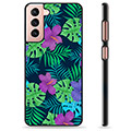 Samsung Galaxy S21 5G Beskyttende Cover - Tropiske Blomster