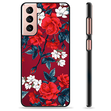 Samsung Galaxy S21 5G Beskyttende Cover - Vintage Blomster