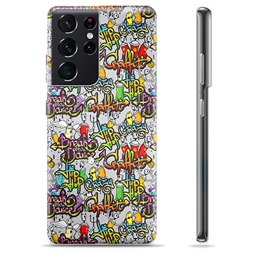 Samsung Galaxy S21 Ultra 5G TPU Cover - Graffiti