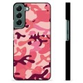 Samsung Galaxy S22+ 5G Beskyttende Cover - Pink Camouflage