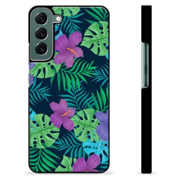 Samsung Galaxy S22+ 5G Beskyttende Cover - Tropiske Blomster