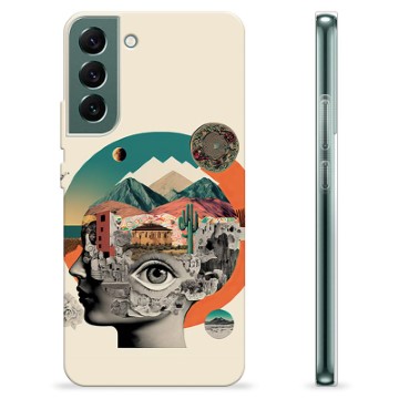 Samsung Galaxy S22+ 5G TPU Cover - Abstrakt Collage