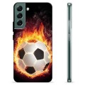 Samsung Galaxy S22+ 5G TPU Cover - Fodbold Flamme
