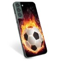 Samsung Galaxy S22+ 5G TPU Cover - Fodbold Flamme