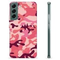 Samsung Galaxy S22+ 5G TPU Cover - Pink Camouflage