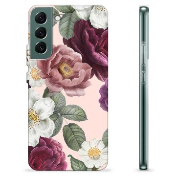Samsung Galaxy S22+ 5G TPU Cover - Romantiske Blomster