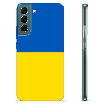 Samsung Galaxy S22+ 5G TPU Cover Ukrainsk Flag - Gul og lyseblå
