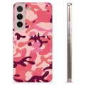 Samsung Galaxy S22 5G TPU Cover - Pink Camouflage