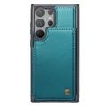 Samsung Galaxy S22 Ultra 5G Caseme C22-etui RFID-kortpung - Grøn