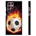 Samsung Galaxy S22 Ultra 5G Beskyttende Cover - Fodbold Flamme