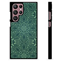 Samsung Galaxy S22 Ultra 5G Beskyttende Cover - Grøn Mandala