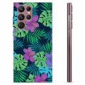 Samsung Galaxy S22 Ultra 5G TPU Cover - Tropiske Blomster